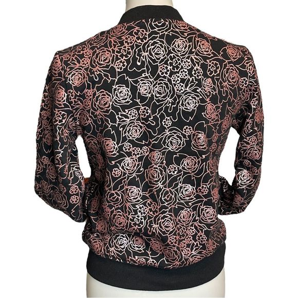 True Religion ALL OVER ROSE Jacket Size Large TR839JK15 - Picture 4 of 10